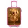 Ballerina Cappuccina Kinderkoffer - Roze klein -zz3dotto