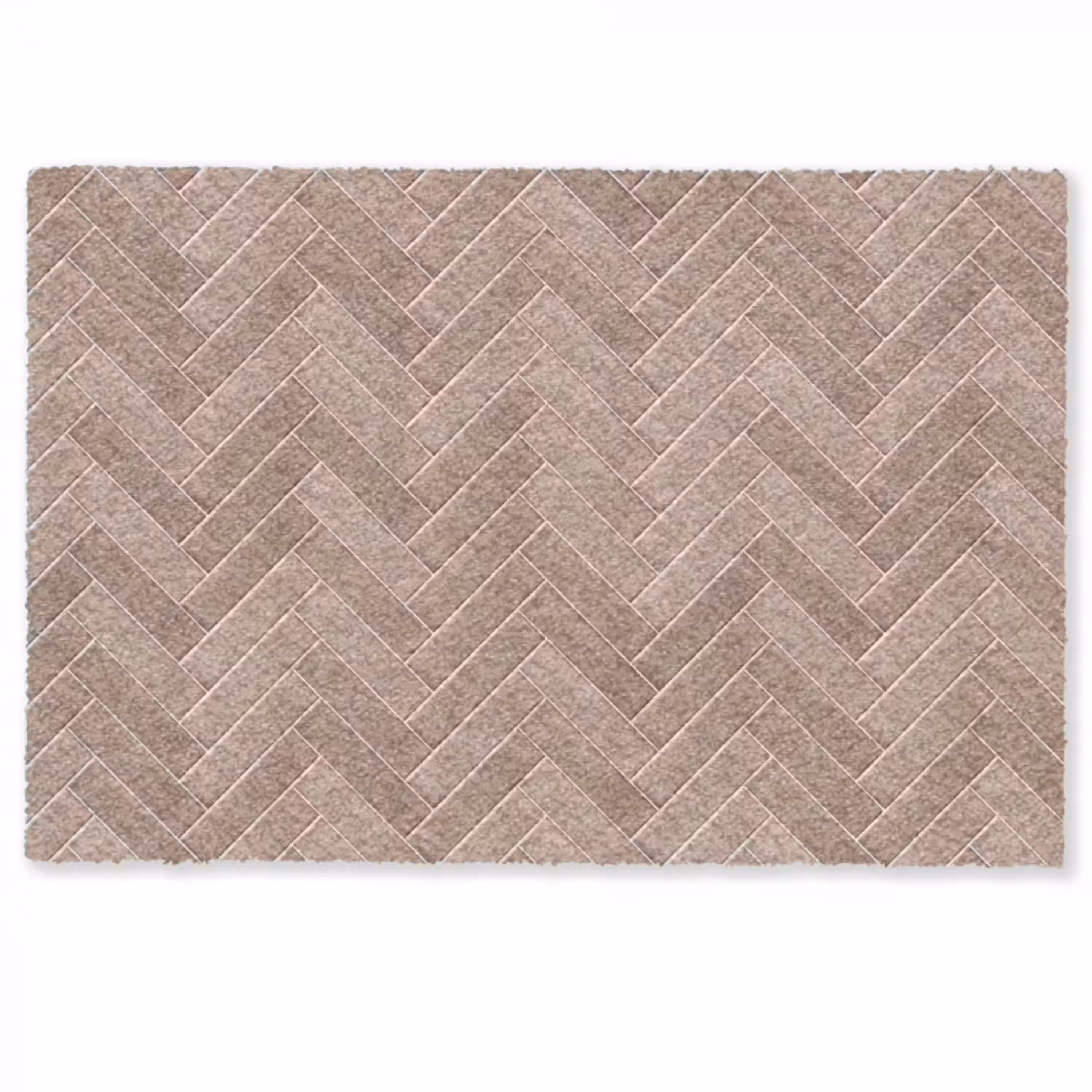 Visgraat - Wandtegel - Oudroze - Terracotta Deurmat klein 898 -zkaufland3d