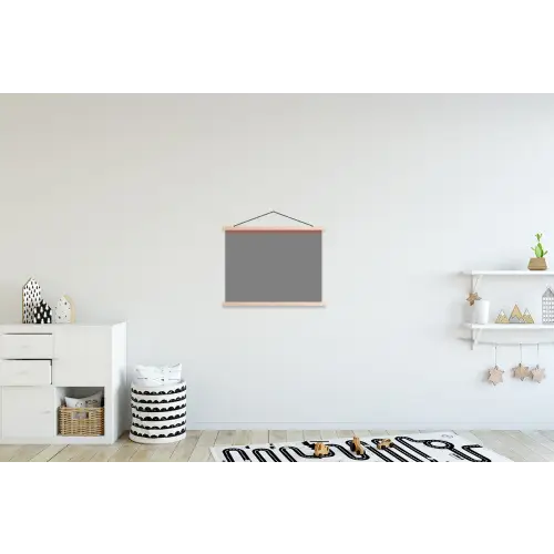 Illustratie - Vogels - Abstract - Roze textielposter latten blank klein -kinderkamer