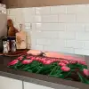 Tulpen - Molen - Nederland Inductie beschermer vinyl 3mm klein -sfeer3