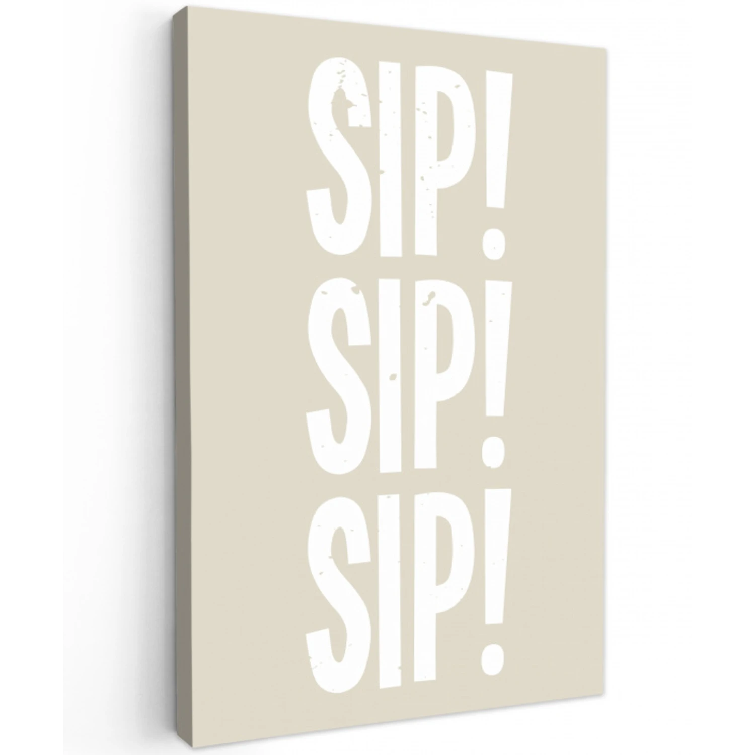 Vintage - Decoratie - Japandi - Wit canvas 2cm klein -z3d