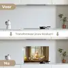 Kuiken - Raam - Paaseieren keuken achterwand spatscherm klein -voor_na_NL