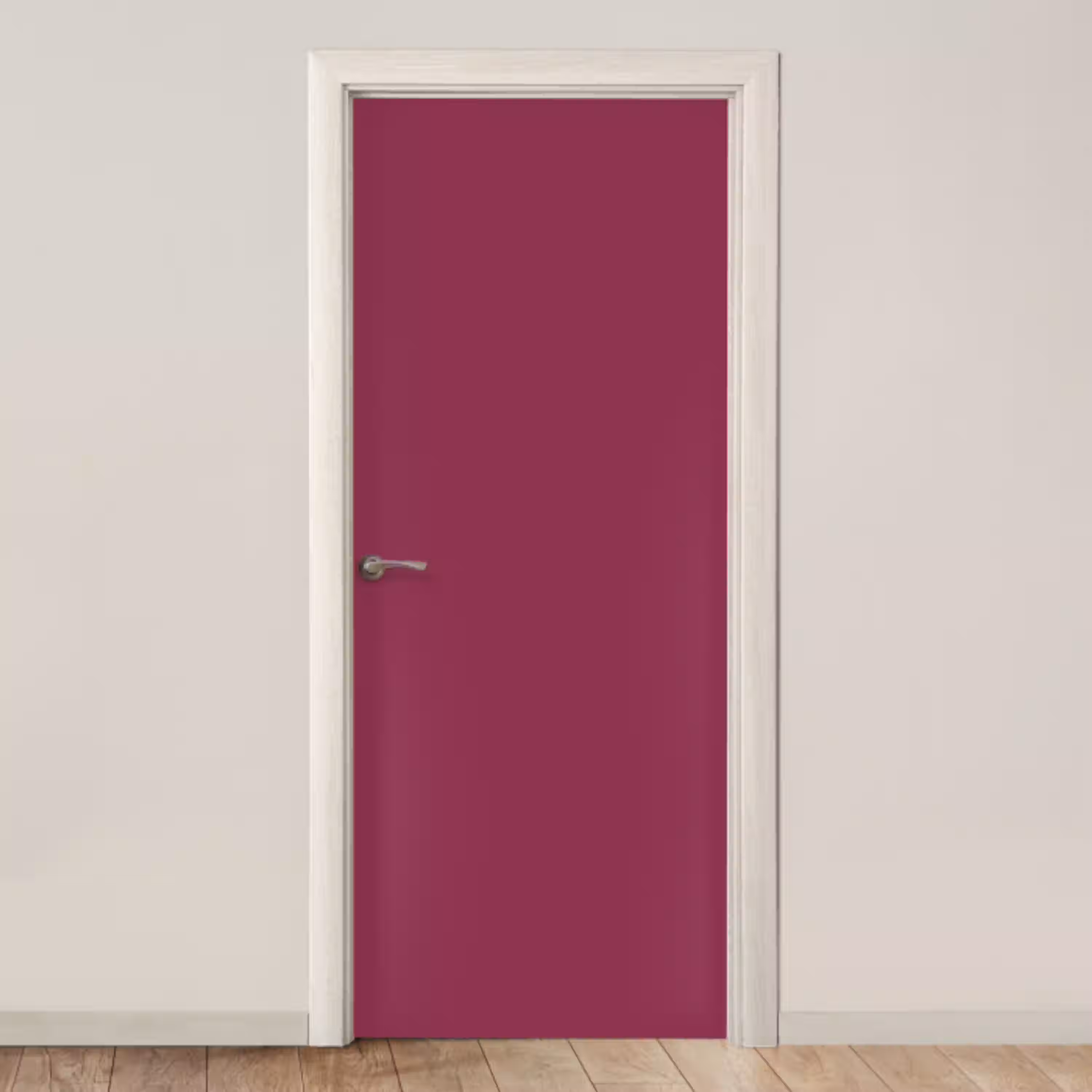 Deep - Rasberry - Rood deurposter klein 289 -3d_beige