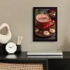 Chocolademelk - Mok - Winter - Kerst - Gezelligheid fotolijst zwart zonder passe partout klein -sfeer1