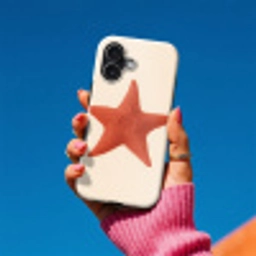 Zeester - Bobbels - Rood Toughcase MagSafe Apple iPhone 17 klein -Sfeer1V