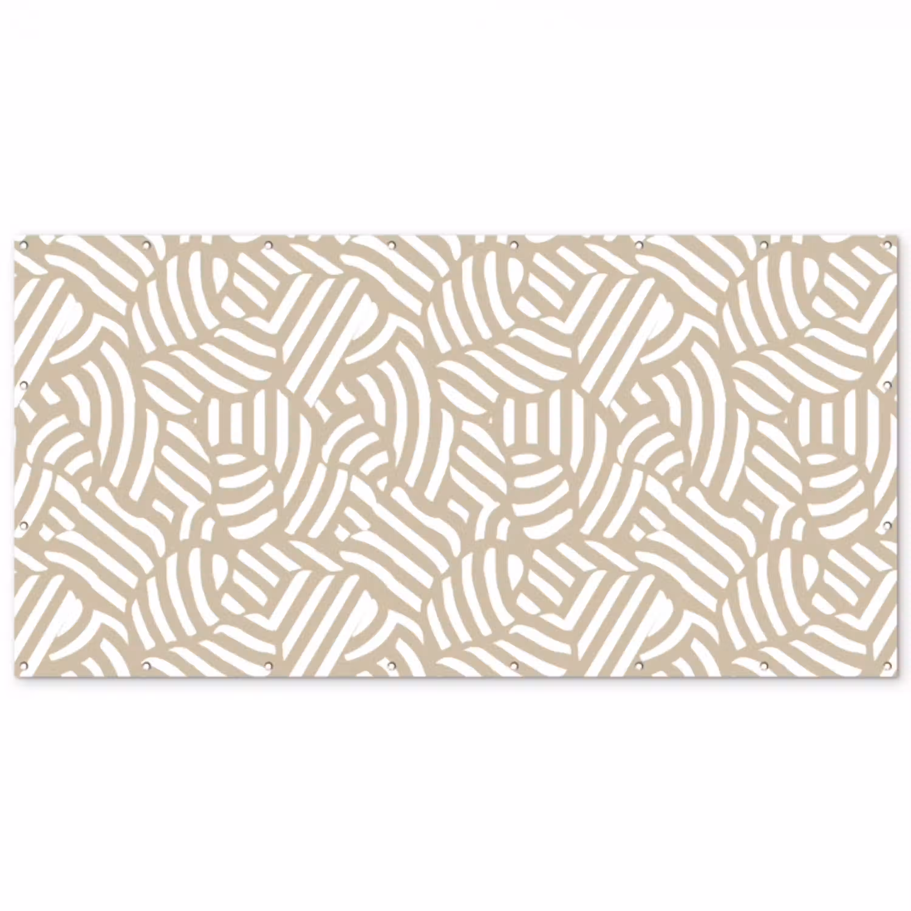 Abstract - Modern - Beige Balkonbeschermer Duitsland klein 596 -zz_3d