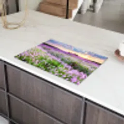 Lavendeldroom bij Zonsondergang Inductie beschermer vinyl 3mm klein -sfeer8