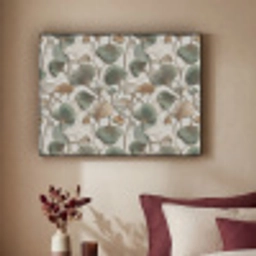 Elegant - Bladeren - Groen Textielframe zwart klein 947 -sfeer1