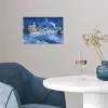 Winteravond - Kerstdorp - Donker poster papier klein -sfeer3