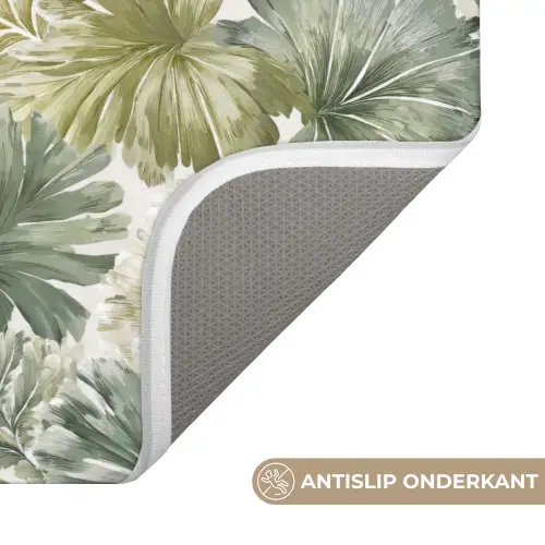 Bladeren - Botanisch - Groen Badmat klein 997 -USP_AntislipNL