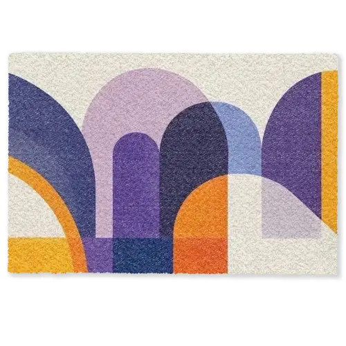 Vormen - Abstract - Grafisch - Oranje Deurmat klein -zkaufland3d
