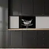 Water - Splash - Water - Zwart keuken achterwand 2 middel -sfeer1