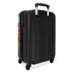 Veld met kleurrijke klaprozen NBS - Handbagage koffer - Unisex middel -achterkant