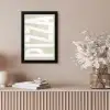 Pizza - Decoratie - Japandi - Wit fotolijst zwart zonder passe partout klein -sfeer5
