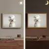 Hond - Wit - Kok Light Box met batterij (Wandlamp) middel -sfeer3