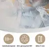 Abstract - Pastel kleuren - Goud - Modern - Aesthetic Akoestische PET Vilt - Rond klein -closeup_NL