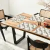 Patroon - Dambord - Houtnerf Placemat vinyl groot 368 -zzsfeer4_Kitchenyeah-website
