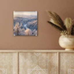 Bos - Bergen - Goud - Winter - Warm plexiglas 5mm klein -sfeer5