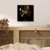 Zonnebloemen - Boeket - Kleurrijk aluminium wit klein -sfeer3