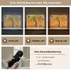 Abstract - Boom - Levensboom - Modern Light Box met batterij (Wandlamp) middel -USP_lichtkleurNL