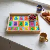 Art- Snoep - Kleurrijk Dienblad Rechthoek middel -sfeer2