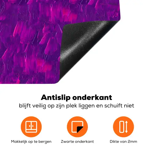 Olie - Verf - Texturen - Fel Inductie beschermer vinyl 3mm klein 276 -zzzzzzz-td-onderkant