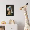 Meisje met de Parel - Schilderij van Johannes Vermeer fotolijst zwart zonder passe partout klein -usfeer4_kinderkamer