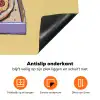 Pizza - Doos - Salami - Illustratie Inductie beschermer vinyl 3mm klein -zzzzzzz-td-onderkant