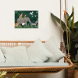 Tropisch - Jungle -  Groen tuinposter los doek klein -sfeer7