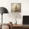 Kerst - kerstboom - Sneeuw - Art aluminium wit klein -sfeer5