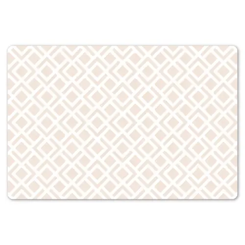 Patronen - Abstract - Beige - Geometrie Placemat vinyl groot 368 -zzsfeer1_Kitchenyeah-website