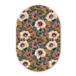 Floraal - Stilleven - Kleurrijk Wandcirkel Ovaal Forex klein 630 -3d