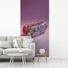 Hotdog - Steentjes - Glitters - Paars fotobehang vinyl groot -woonkamer