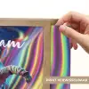 Astronaut - Ruimte - Skateboard - Kleurrijk Light Box met batterij (Wandlamp kind) middel -USP_websiteprintNL