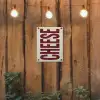 Vintage - Rood - Decoratie - Japandi tuinposter los doek klein -sfeer1