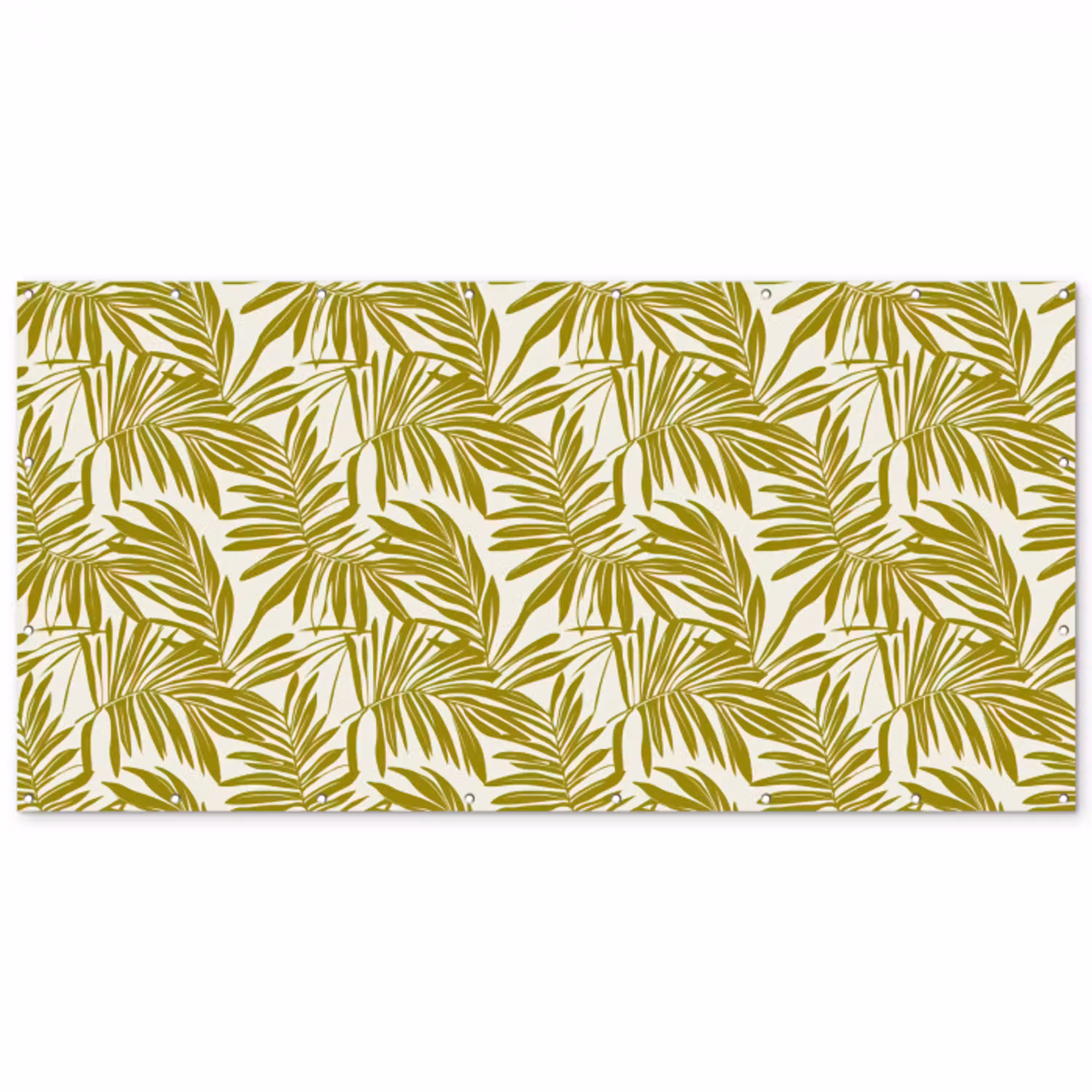 Palmblad - Patroon - Groen Balkonbeschermer Duitsland klein 596 -zz_3d
