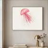 Kwal - Tentakels - Roze Textielframe - compleet frame klein -sfeer2