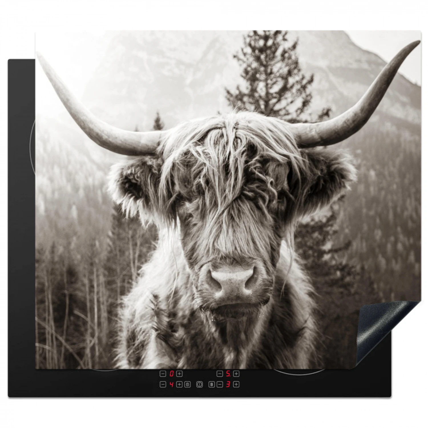 Bewaker van de Bergen Inductie beschermer vinyl 3mm middel -3d