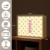 Swag - Roze - Stippen - Geel Light Box met batterij (Wandlamp) middel -USP_websiteoverzichtNL