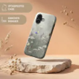 Vlinders - Wildbloemen - Illustratie - Kleurrijk Toughcase MagSafe Apple iPhone 17 klein -USP_RandenV_DE