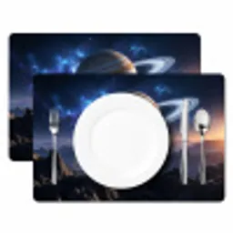 Fantasy - Kosmos - Landschap Placemat vinyl groot -zzsfeer2_Kitchenyeah-website