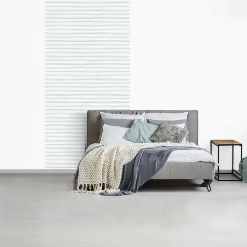 Zee - Sfeer - Strepen - Groen fotobehang vinyl groot 64 -slaapkamer