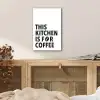 Quotes  - Koffie - Bonen - Modern aluminium wit klein -sfeer3