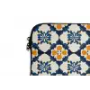 Klassiek - Geometrisch - Blauw laptophoes neopreen klein 279 -detail