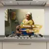 Melkmeisje - Goud - Quotes - Schilderij - Oude meesters keuken achterwand spatscherm klein -3d_website