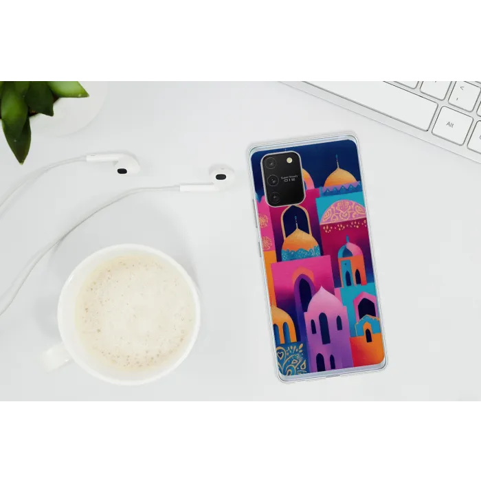 Kleurrijk - Avond - Islamitisch Telefoonhoesje Samsung Galaxy S10 Lite klein -oordopS10Lite