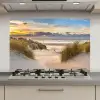 Strand - Duin - Gras - Zonsondergang - Zee keuken achterwand spatscherm klein -3d_website