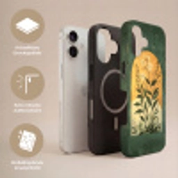 Plant - Bloemen - Wit Toughcase MagSafe Apple iPhone 17 klein -USP_Lagen_DE