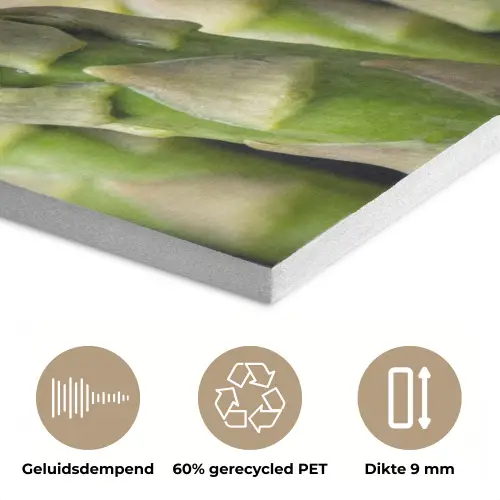 Asperges - Groen - Zwart PET vilt klein -closeup_NL