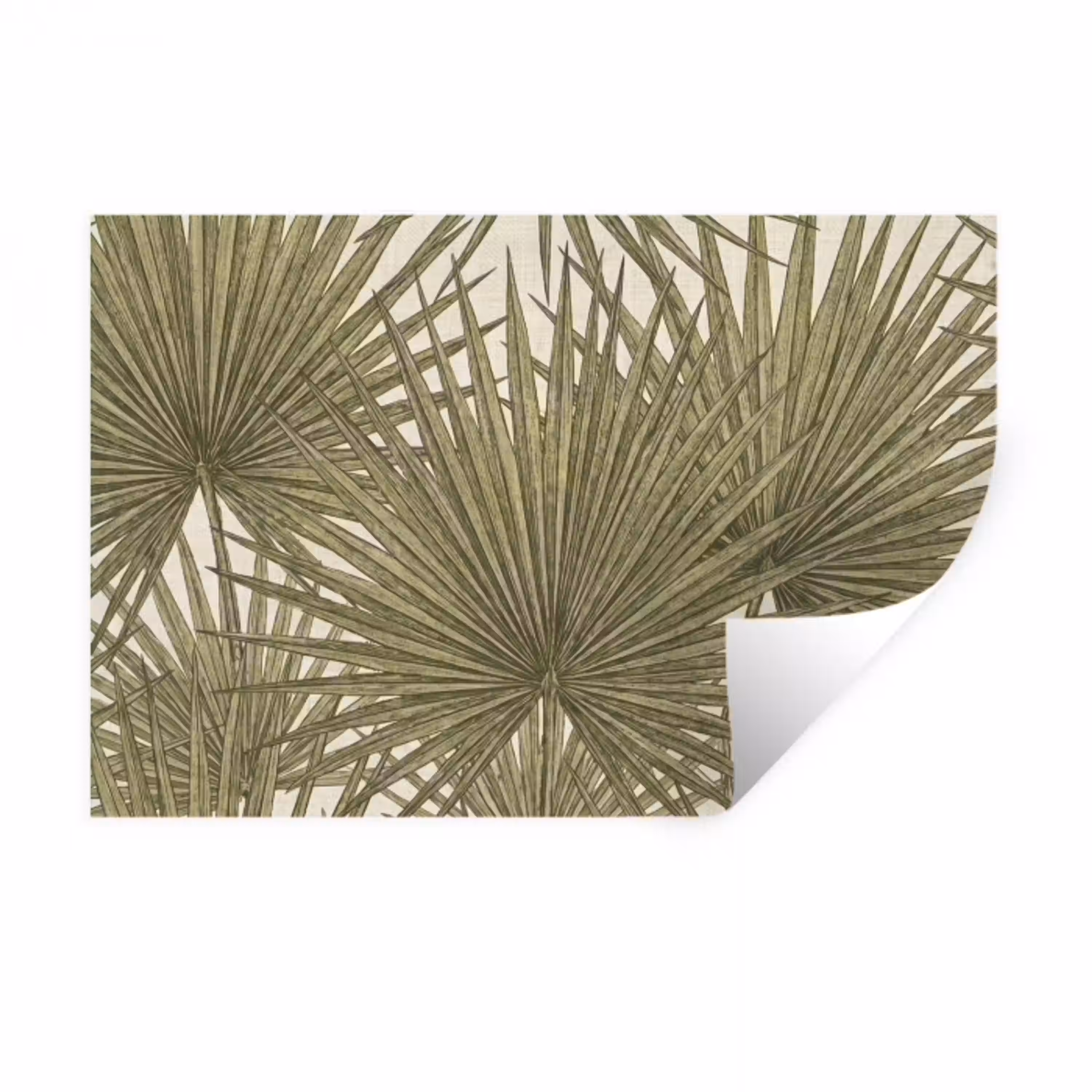 Blad - Tropisch - Patroon - Natuur - Groen Muursticker klein -3d